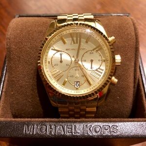 Michael Kors Women’s Gold Lexington Watch